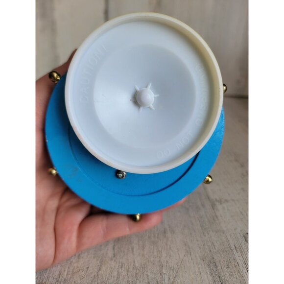 Vintage musical drum angel tree wind up Xmas home decor - Picture 7 of 7